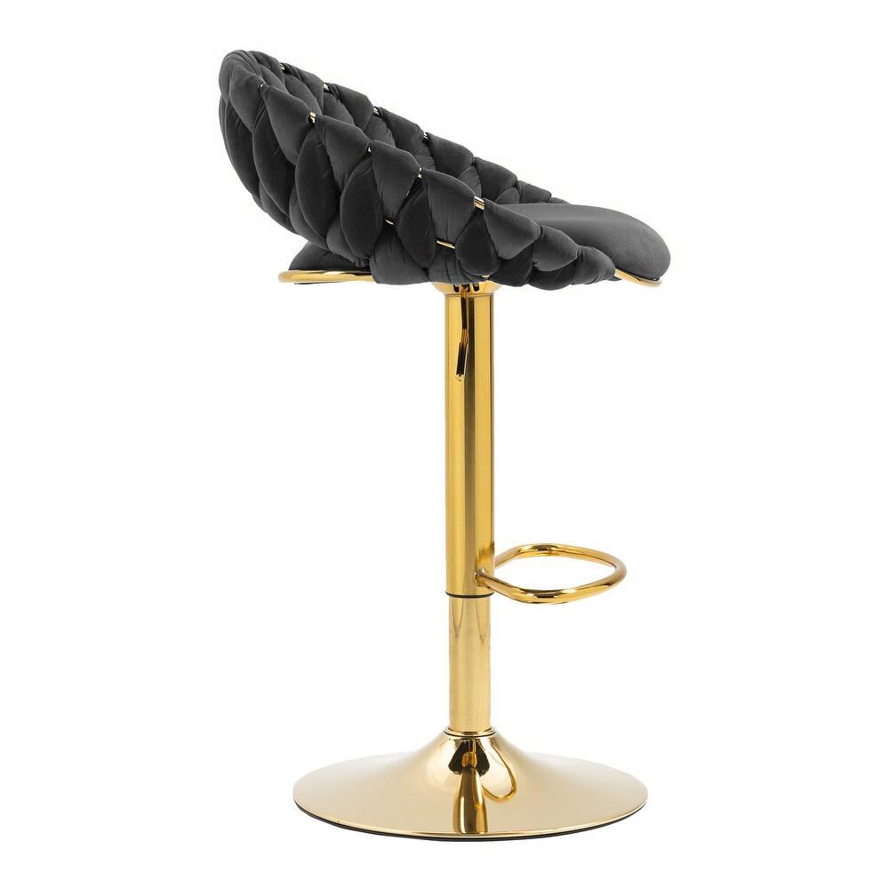 Adjustable Stool, Bar Stool, Farviso Black Elegant Loft