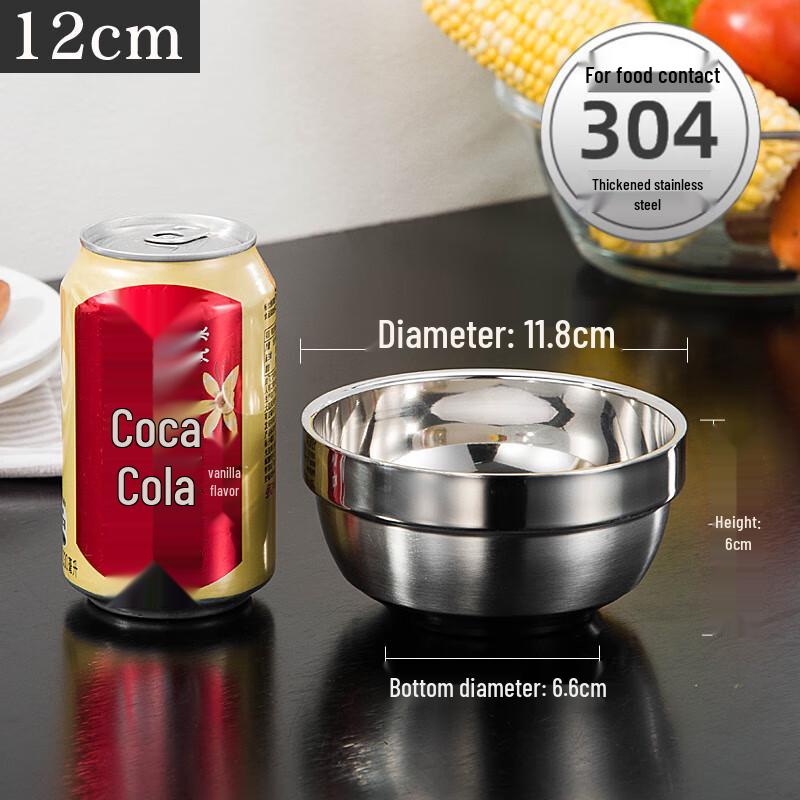 Sweet Elegant 304 Stainless Steel Heat-Insulating Baby Bowl