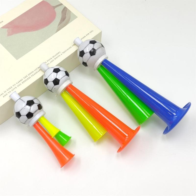 Set Of 10 Colorful Stadium Horns Random Color Soccer Fan Trumpet For Football Game And Group Gatherings