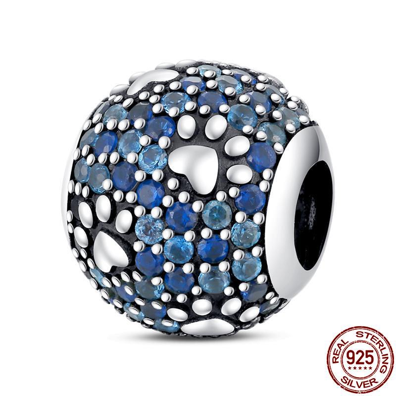 100% Copper Travel Charms Bead Fit 3Mm Original Bracelets Star Fish Round Charms Jewelry Making