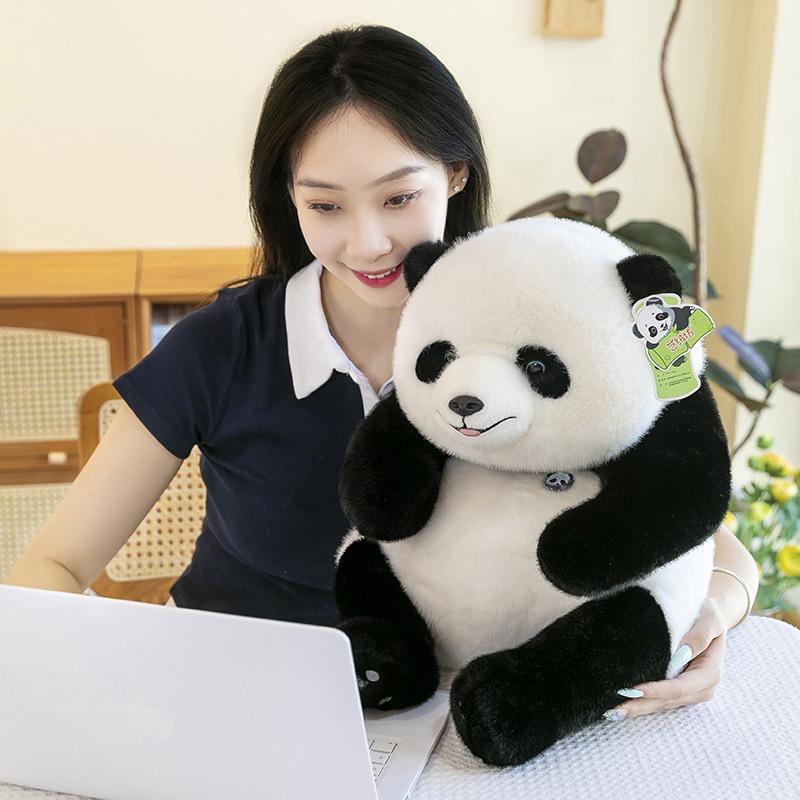 Cute Giant Panda Plush Toy – Adorable Stuffed Animal for Kids