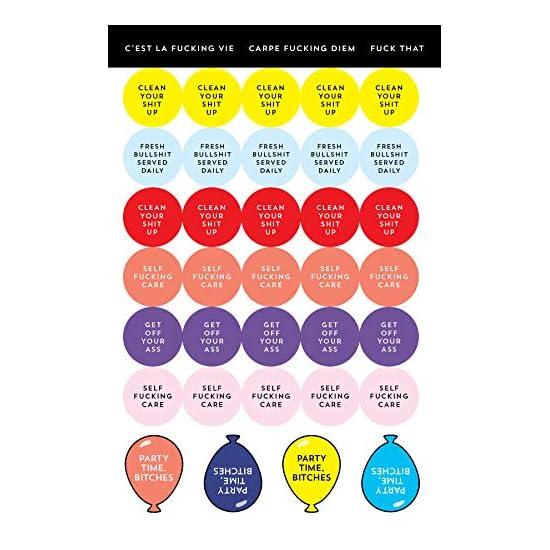 F*cking Planner Stickers: 500+ Funny Adult Stickers to Control Your Sh*t (Journal Variety Pack, White Elephant Gift)