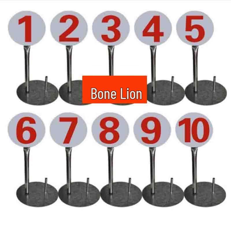 Guzi Lion Field Course Marker Signs