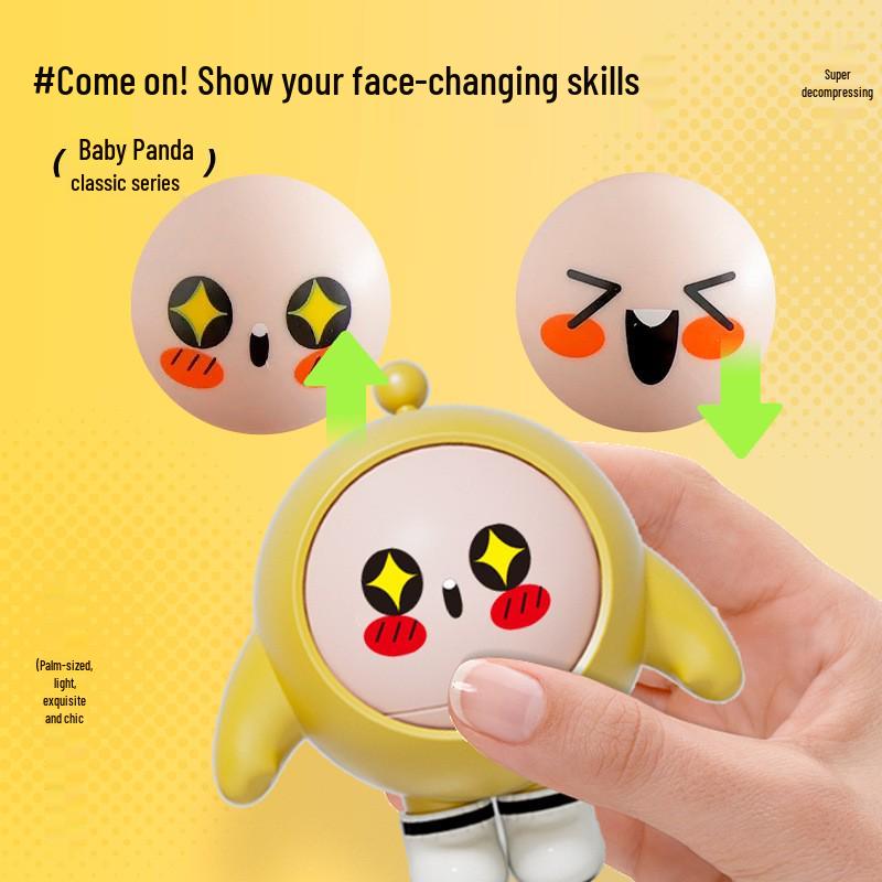 Egg Boy Party Spin-the-Wheel Face-Changing Doll - Creative Toy for Kids, Internet Celebrity Display Ornament