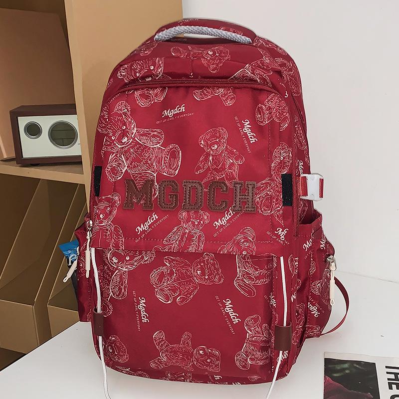 Schoolbags College Students Girls High School Students Boys Large Capacity Printed Backpack Junior High School Students Backpacks