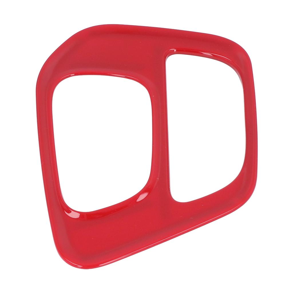 Gear Shift Panel Frame Trim Anti UV Wearproof Replacement for Dodge Challenger 2015‑2021Red
