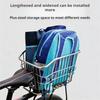 Heavy Duty Rear Bike Cargo Basket Replacement Metal Back Seat Cargo Carriers Rear Luggage Bike Rack Easy To Install