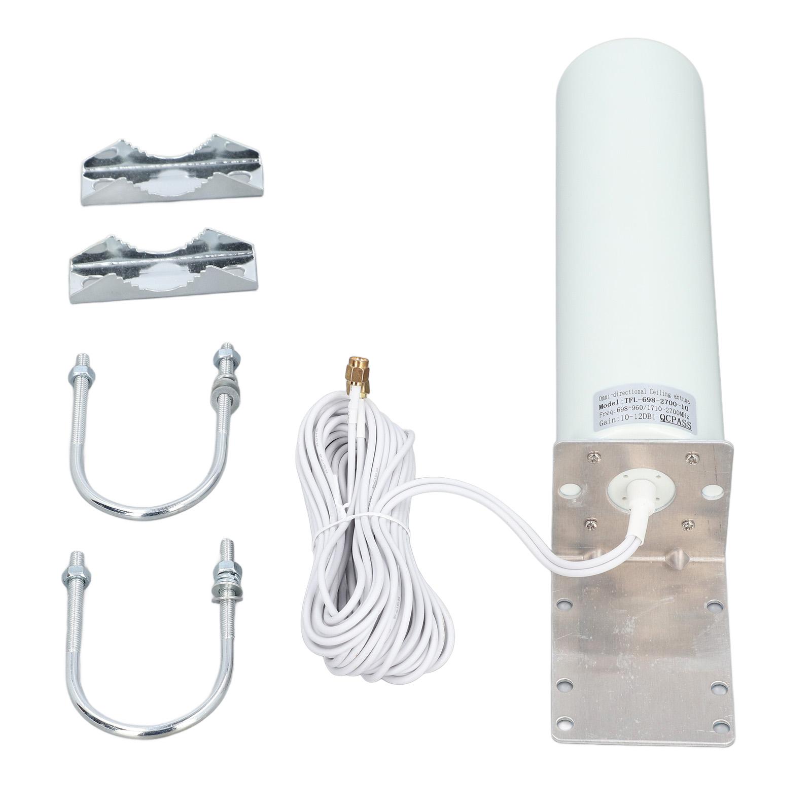 

Антенна с высоким коэффициентом усиления 12 дБи и 5-метровым кабелем 6982700 МГц SMA Male всенаправленная антенна для WiFi