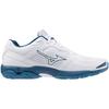 Mizuno Wave Phantom 3 Handball Club Wide Purple x Green x Size 2E Shoes, Activities, Width, Lightweight, Indoor, Men's, Silver, 26.0 cm,