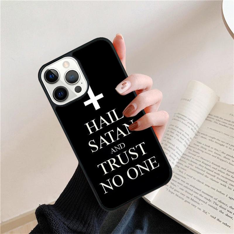 Devil Satan Mobile Phone Cases Cover For iPhone 17 Air 16 16e 15 14 12 13 11 Pro MAX apple Plus Coque