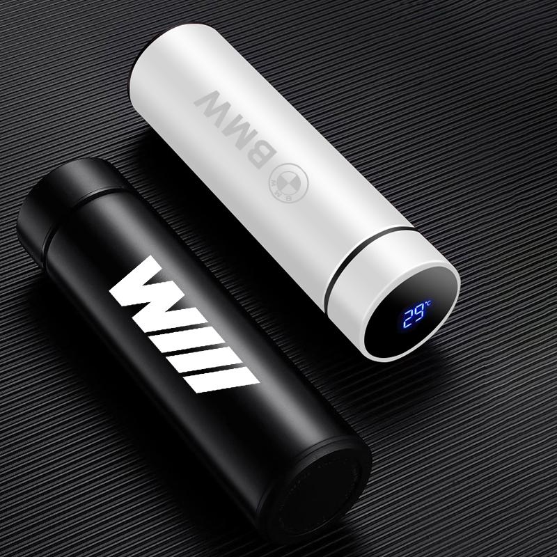 304 Stainless Steel Insulated Car Cup 500ml Leakproof Auto Thermal Water Bottle Accessories For BMW G80 G06 G07 G42 G14 G15 G16