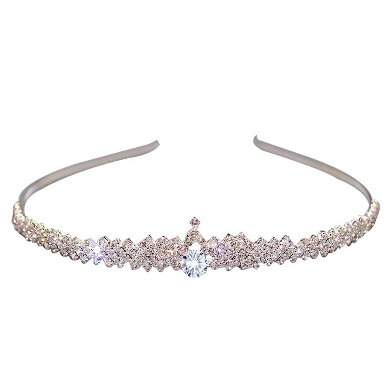 Fashion Multi-Layer Pearl Headband Women'S High-End Claw Chain Exquisite Rhinestone Love Accessories Bridal Hair Accessories