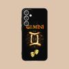 Zodiac Sign Gemini Phone Case for Samsung Galaxy S26 S25 S24 S23 S22 S21 S20 Note20 Plus FE Ultra Soft TPU Shockproof Cover