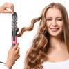 Yousheng Electric Curling Iron Frizz-Free Fast Heating Portable Hair Curler Automatic Egg Roll Wavy Hair Curling Wand Women Hair Styling (EU Plug)