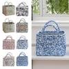 Floral Print Laundry Organizer with Side Pocket Miscellaneous Storage Basket  Shopping