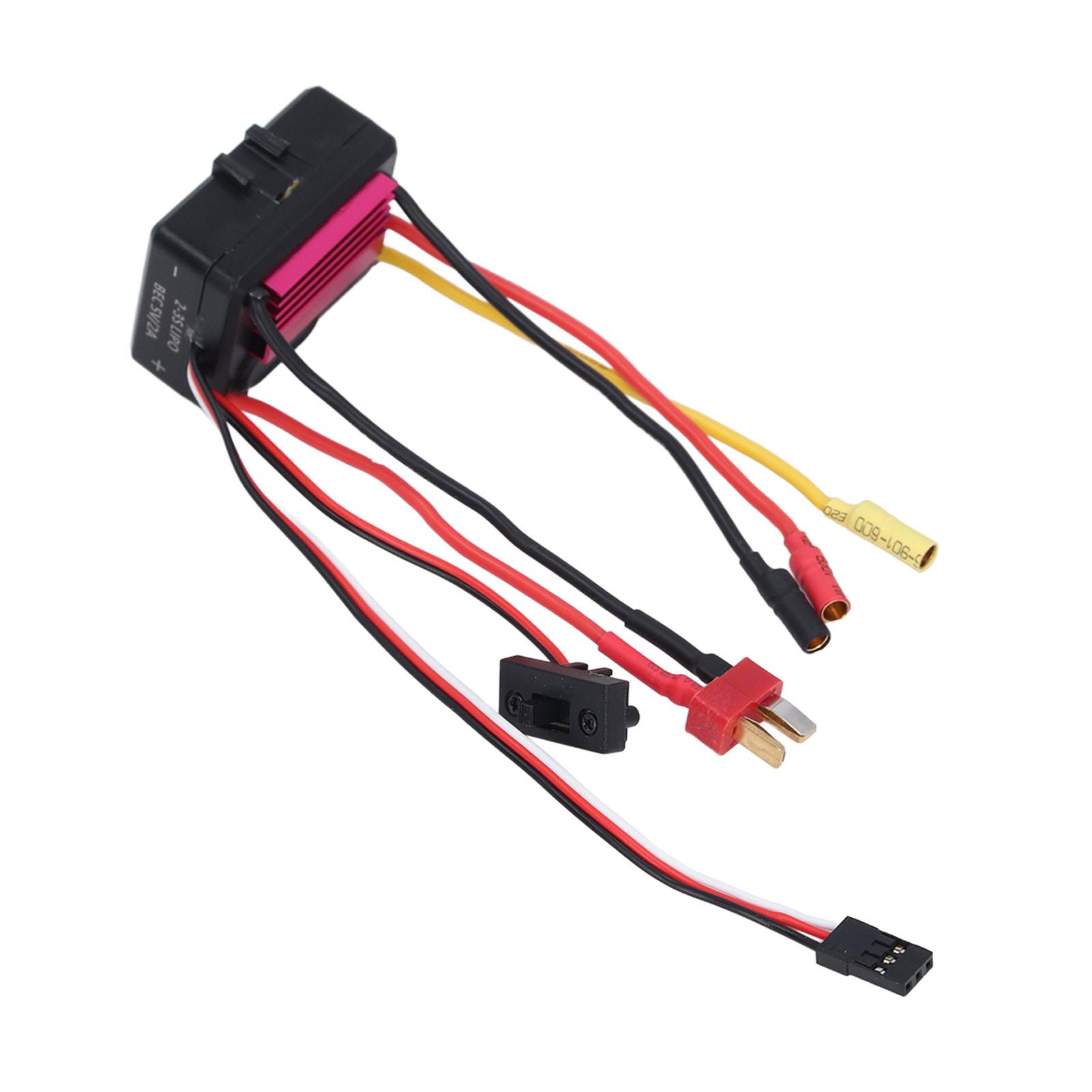 

35A Brushless ESC Waterproof Dustproof Heat Dissipation Electronic Speed Controller for RC Car RC Boat