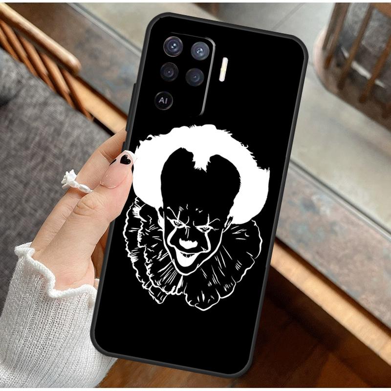 Horror Faces Phone Case For Oppo A74 A94 A54 A15 A18 A38 A58 A78 A98 A40 A60 A80 A16 A76 A96 A57S A17 A77