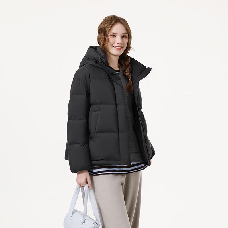 Tanboer Women's TB5530362D Hooded Short Down Jacket