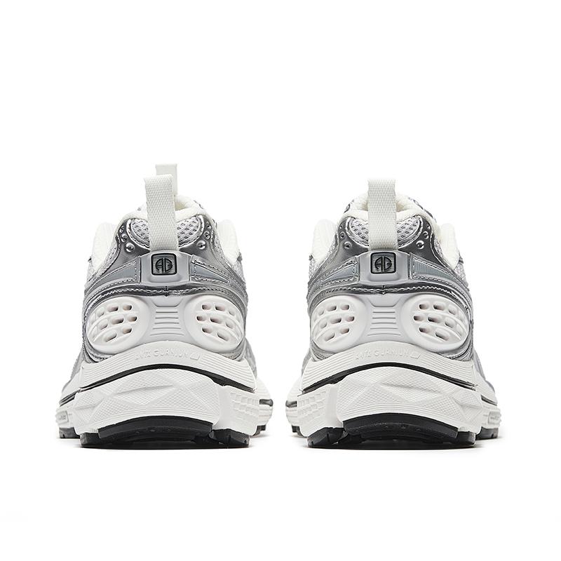 Anta Champion G02.2 Trendy Fashion Non-Slip Breathable Low-Top Casual Shoes Women sneaker Gray Silver 122528803A-3