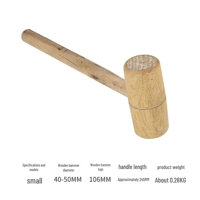 

Rosewood Solid Wood Hammer – Handmade Woodworking Mallet with Wooden Handle