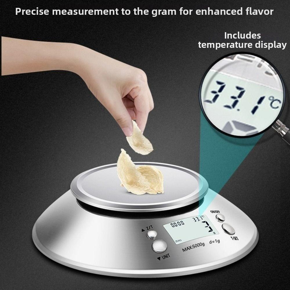 Zero peeling Kitchen Electronic Scale Automatic shutdown Baking Scale Cooking Scale  Dessert Shop