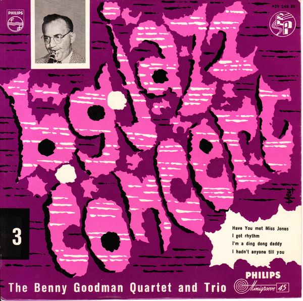 

7inch Record BENNY GOODMAN B.G. Jazz Concert No.3 429248BE Philips Netherland Jazz Used
