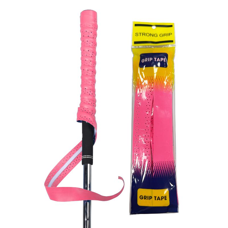 Golf Club Grip Tape Non-Slip Sweatproof PU Leather Golf Grips Wrapping Tape Easy Quick Replacement Swing Stability