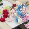 Artificial Pear Blossom Branches Fake Silk Long Stem Plum Peach Plants for Spring Indoor Party Wedding Home Table Decoration