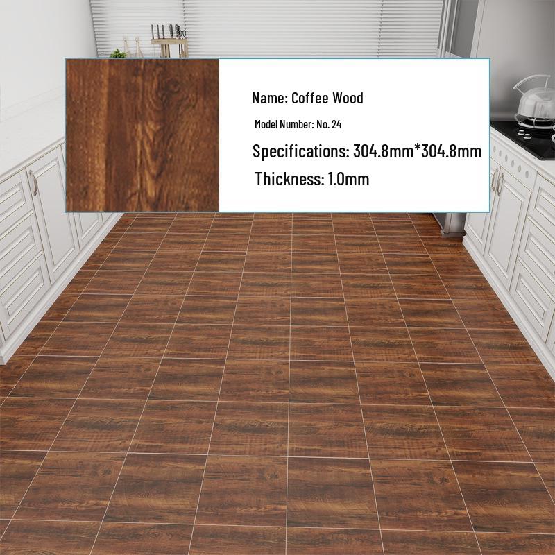 PVC Self-Adhesive Waterproof Stone Plastic Floor Sticker for Bathroom and Kitchen