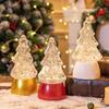 Exquisite LED Christmas Tree Ornament Luminous Tabletop Tree Shaped Decor 2024 New Year Gift for Party Decorations