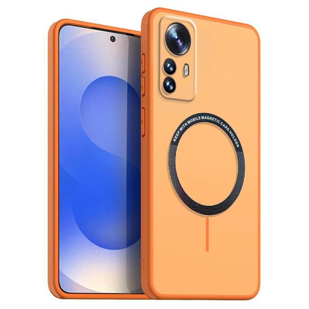 Матовый Полупрозрачный Магнитный Чехол для Телефона для Xiaomi 12T Pro, 12T Мягкая Защитная Крышка из ТПУ