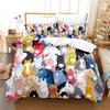 Colorful Animal Duvet Cover Set Fashion Bedding Set Lovers Linen Queen Bed Boy Girl Comforter Cover Set Children Bedding Set