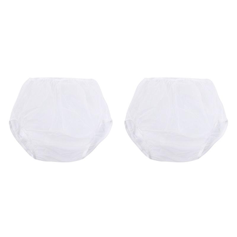 Adult Washable Adult Incontinence Protective Briefs Reusable Water Resistant Underwear Discreets Day Night Use Pack of 2