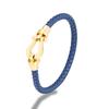 Armband Mehrfarbig Geflochten Hufeisen Schnalle Vergoldetes Armband U-förmiges Armband Für Männer und Frauen Partnerarmband 2026