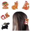 PVC Cat Hair Clip Puppy Christmas Shark Clip Cute Animal Dog Hair Claw  Festival