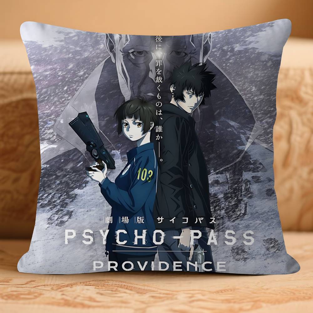 Anime PSYCHO-PASS Pillow Gift Home Office Decoration Bedroom Sofa Car Cushion Cover Case 45x45