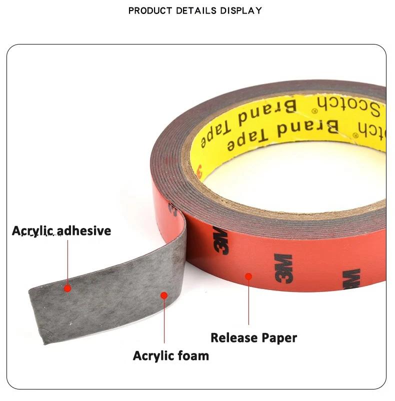 3M 420C Scotch Strong Adhesive Double Sided Foam Tape for Vehicles Waterproof Moisture Proof No Marking Tape for Vehicle
