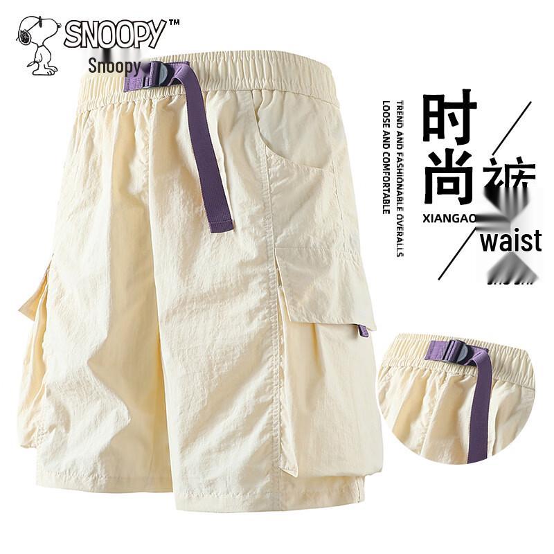 SNOOPY Men's Lightweight Ice-Cool Casual Shorts