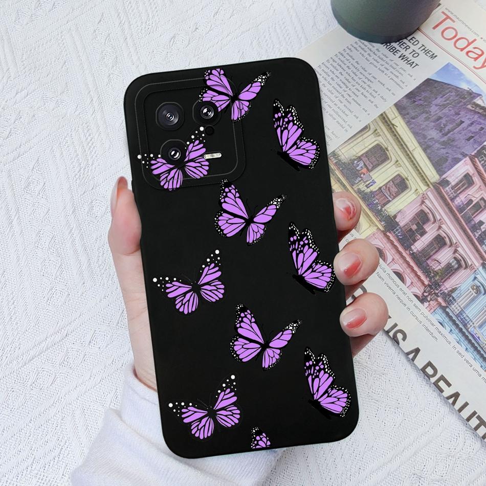 For Xiaomi 13 Pro Lite Civi2 Phone Cases Special Pattern Cover Camera Protection Smooth Liquid Silicone Anti fingerprint Shell
