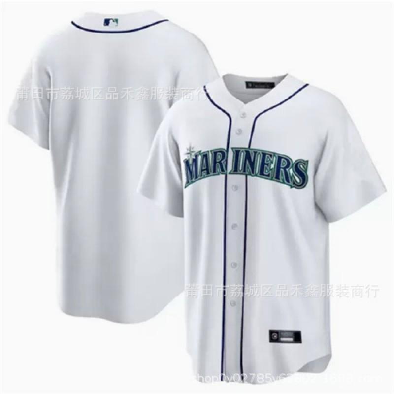 Mens Embroidered Baseball Jersey Seattle Mariners 24 Griffey Cotton Sport Top Basketball Fans