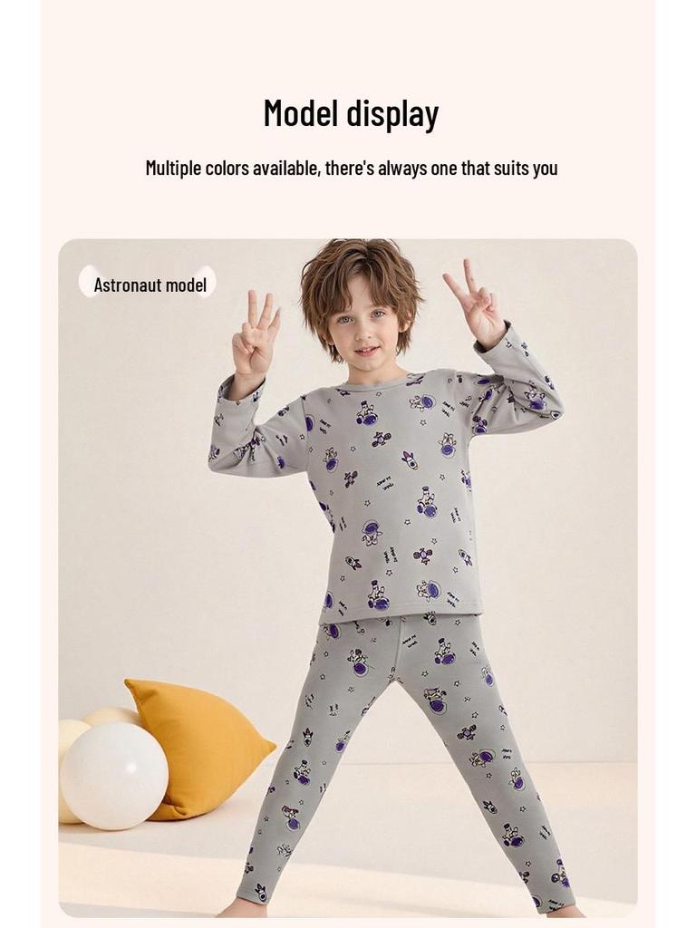 Varmt pyjamasset för barn - Pojkar & Flickor Byxor och Topp