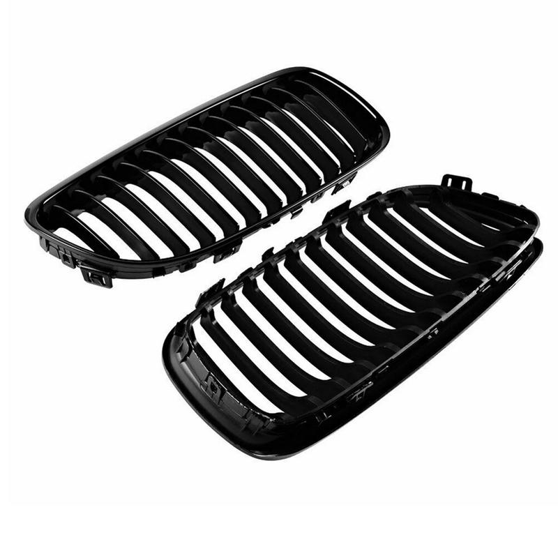 Glänzendes Schwarzes Auto Front Nierengrill Gitter für BMW E90 E91 LCI 325i 328i 335i 4D 2009 2010 2011 5113767 5113768