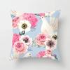 Cute Cat Pillowcase Creative Cat Illustration Cushion Ins Style Home Decoration Sofa Pillow