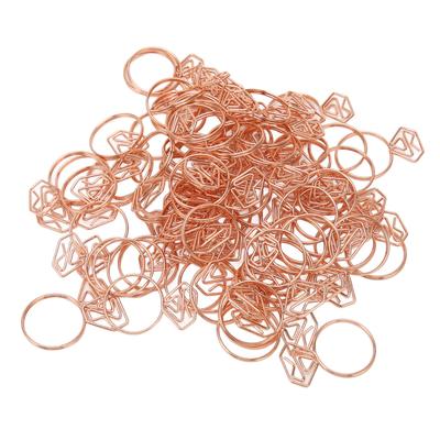80 Stück Ringform Büroklammern Rostfrei Multifunktion Multifunktion mit Klarsichtbox für Büro Schule
