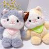 Cartoon Douding Cat Doll Figures Soft Cat Doll Pendant Cat Plush Doll Keychain  Christmas Gift