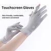 Unisex UV Protection Sunblock Gloves - Women Man Full Finger Sunscreen Gloves Touchscreen Gloves for Driving Hiking Riding