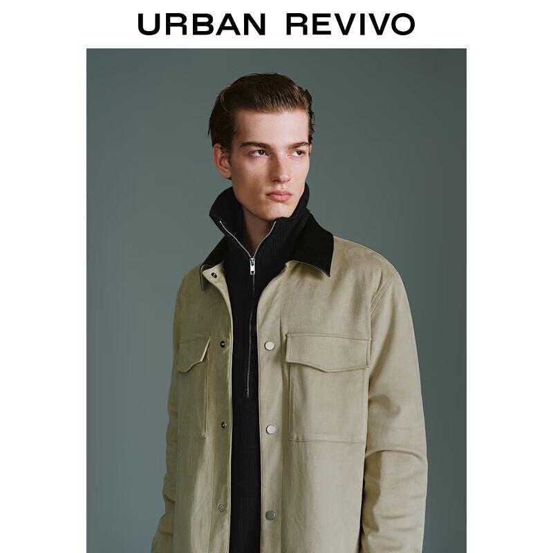 

UR Men s Barn Style Colorblock Lapel Jacket M