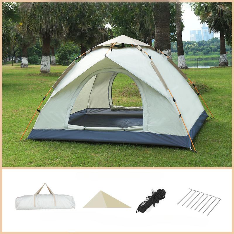 Tent Outdoor Camping Beach Camping Automatic 3-4 People Portable Folding Quickly Open Sun Protection Windproof
