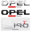 Adesivo Lettere ABS Bagagliaio Posteriore Auto Emblema Badge Logo Per Opel Corsa Astra Insignia Vectra Zafira Meriva Mokka Grandland