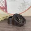 Alloy Xuande Round Hollow Incense Burner Copper Ornament Home Study Living Room Decoration